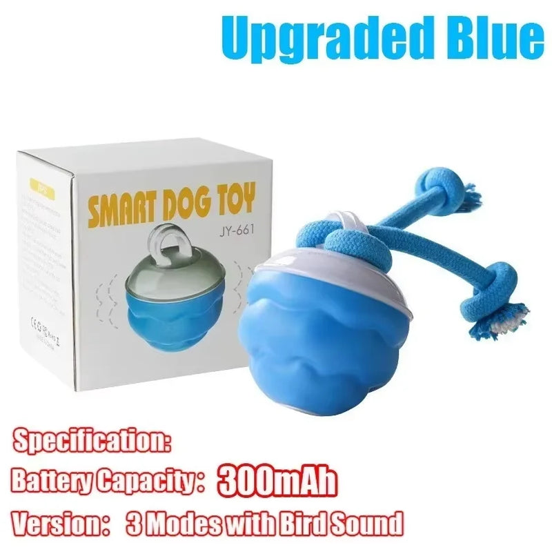 Interactive Electronic Dog Toy Ball with Automatic Movement and Bouncing Features, USB Rechargeable, Ideal for Puppies and Chewing Activities