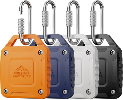 4-Pack for Airtag Holder Case Keychain with Professional Carabine,4 Colors