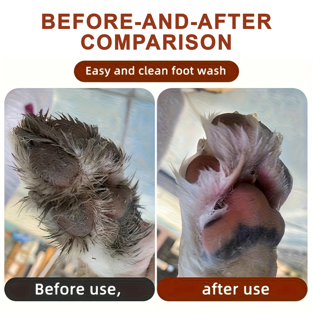 Pet Paw Cleaner Cup for Cats & Dogs – No Scrubbing, Easy Paw Washing for Small, Medium & Large Breeds