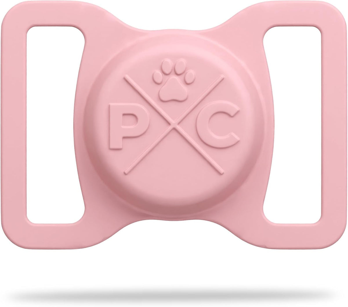 Airtag Dog Collar Holder, Extra-Durable, Lightweight, and Protective Airtag Case for Dog Collar - Track Your Pet Using an Apple Airtag - Dog Collar Airtag Holder-Pink 1.5 Inch Collar