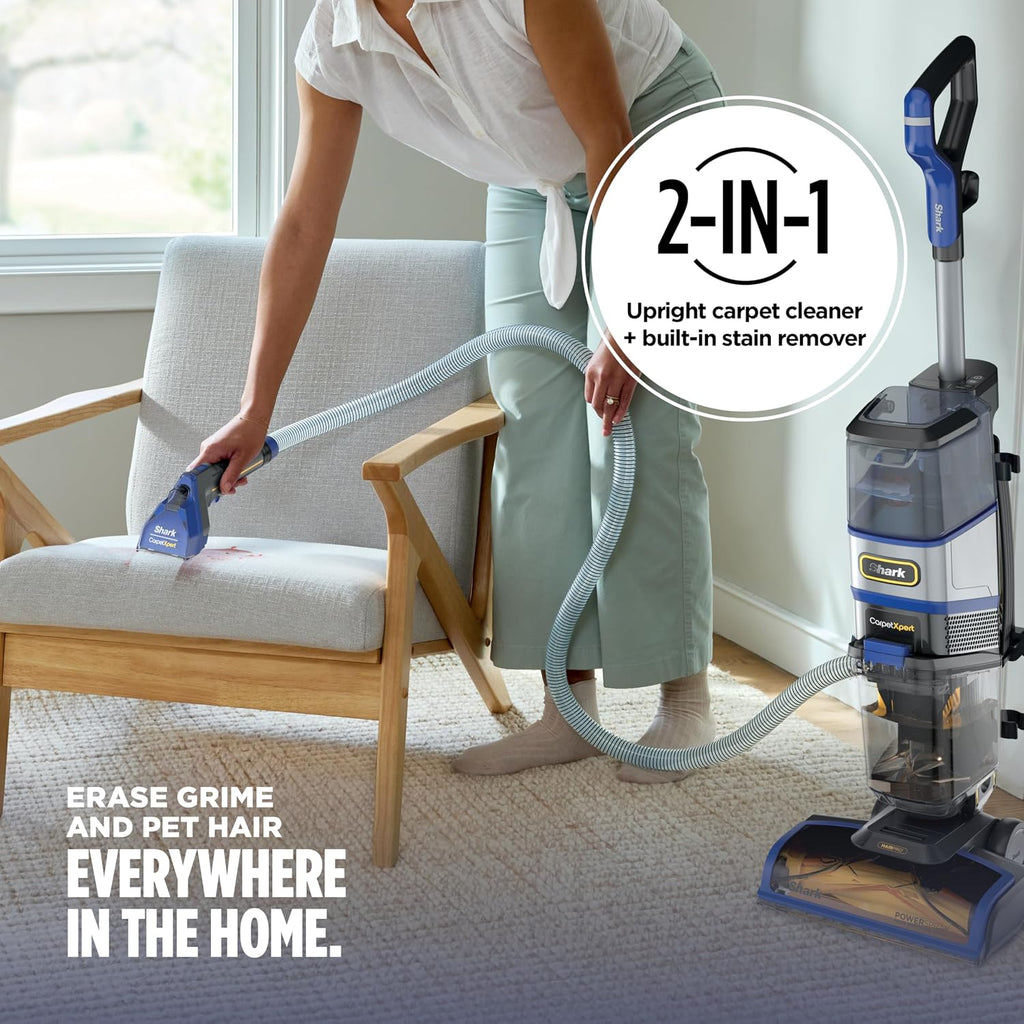 Shark Carpetxpert Hairpro Carpet & Built-In Stain Cleaner, 2 Tools EX251BRN