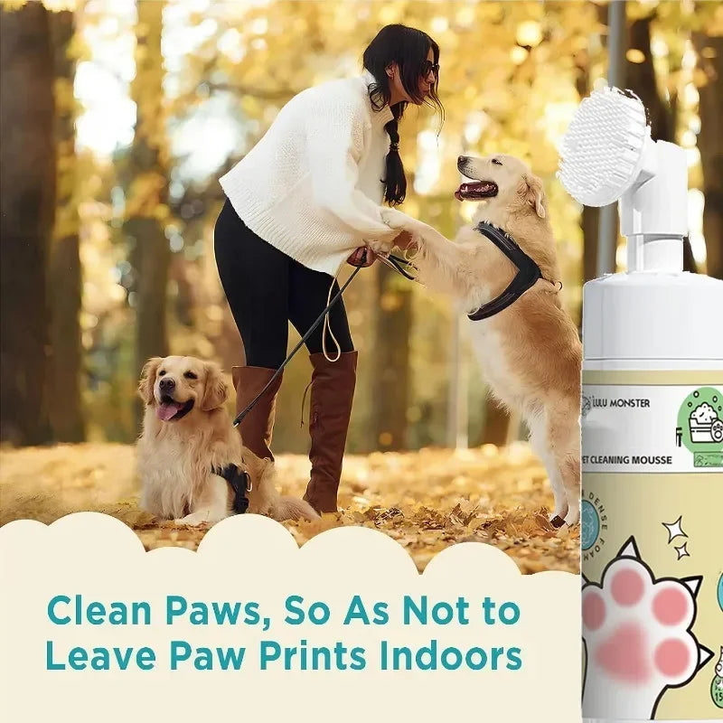 150Ml Cat No Washing Cleaning Mousse Dry Clean Deodorization Odor Removal Lasting Fragrance Cat Dog Bubble Mousse Wash Supplies